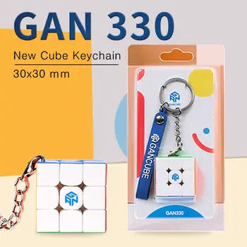GAN 330 Võtmehoidja Cube Gan330 Mini Võtmehoidja Magic Kiirus Gan Kuubik 3X3 Stickerless Gans Puzzle Tasku Cube Fidget Mänguasjad